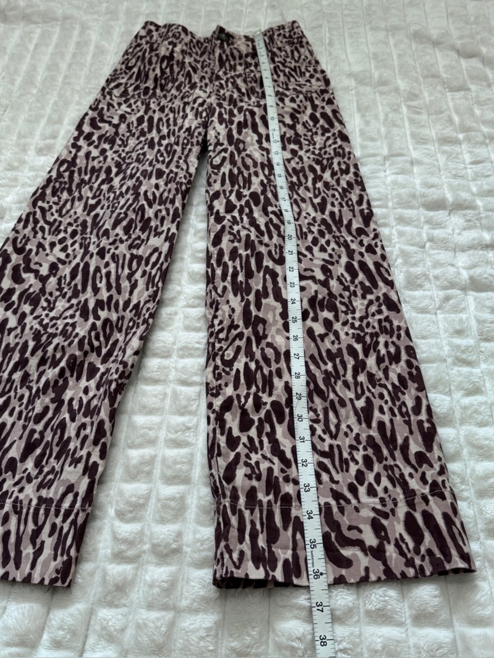 Maeve 23 The Colette Animal Print Wide Leg High Waist Pants - Picture 5 of 7
